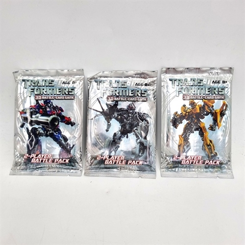 (Gratis ved køb for 250kr) - 1 stk. Transformers 3D Battle-Card Game